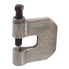 3/8 "C" Clamp Beam Clamp Plain - Click Image to Close